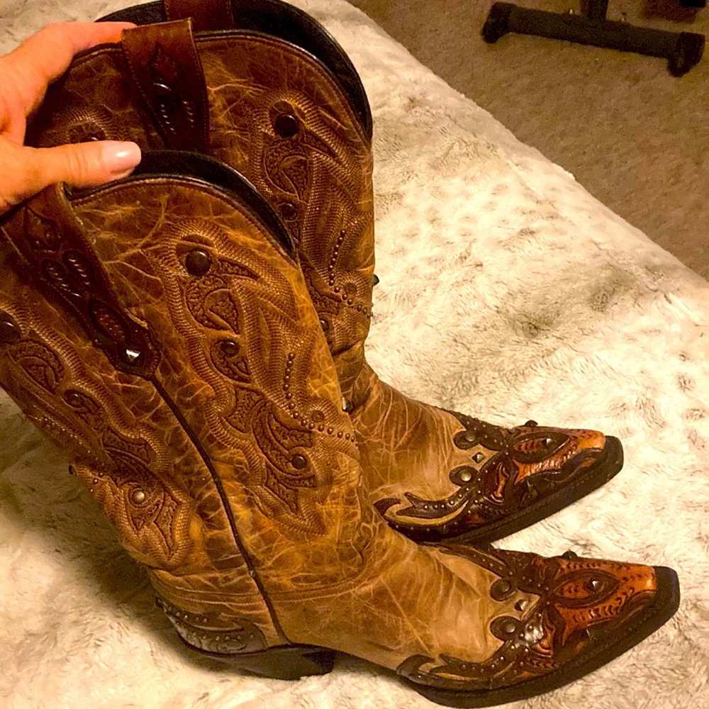 Lucchese Carmel Tumbled Aspen women’s boots size 9B